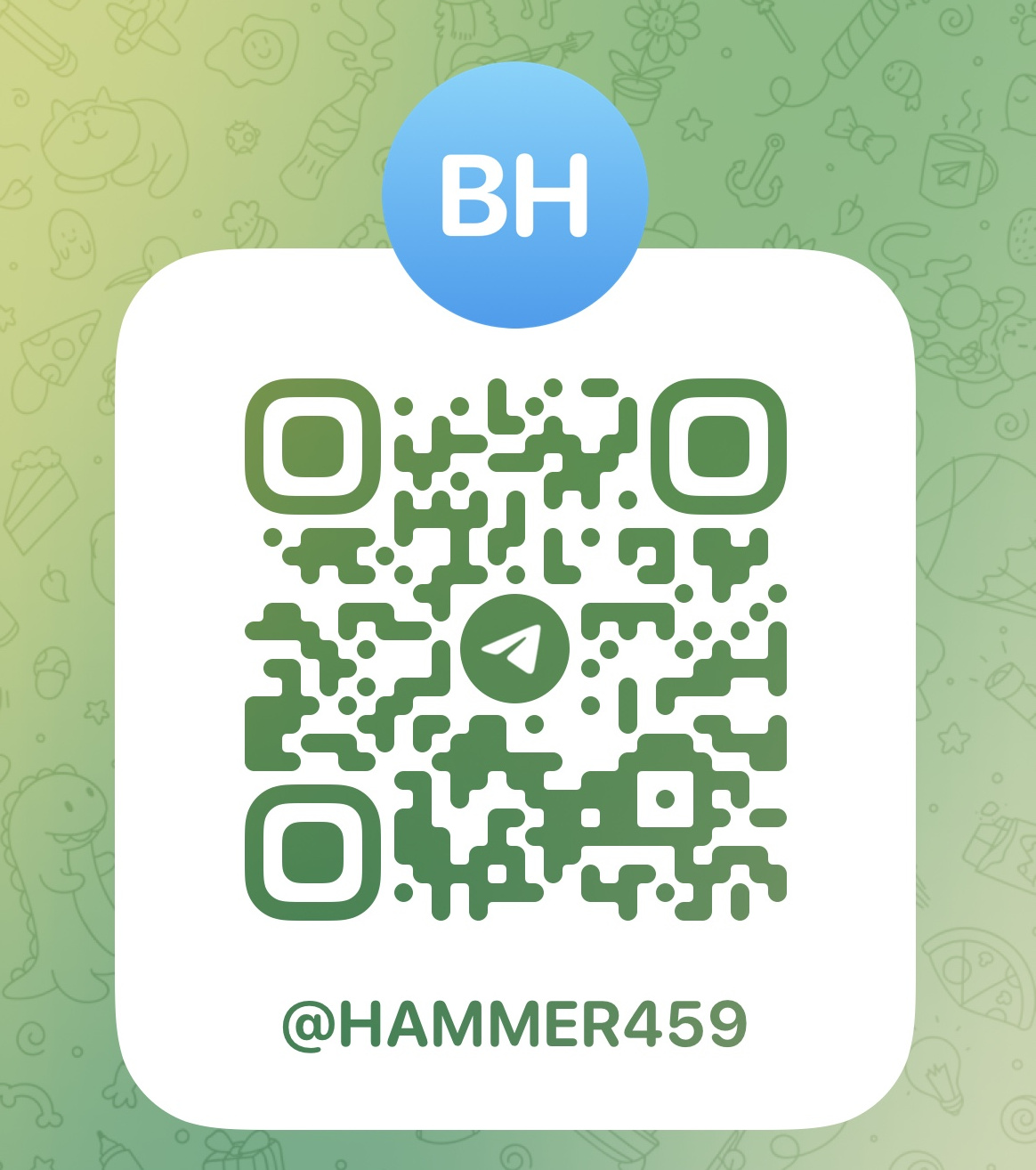 Telegram ID @Hammer459